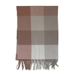 Cashmere Plaid Scarf Quiet Luxury Soft Capsule Parisian Old‎ Money Preppy Earthy